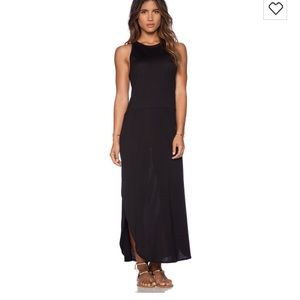Olympia Santorini maxi dress in army - olive green